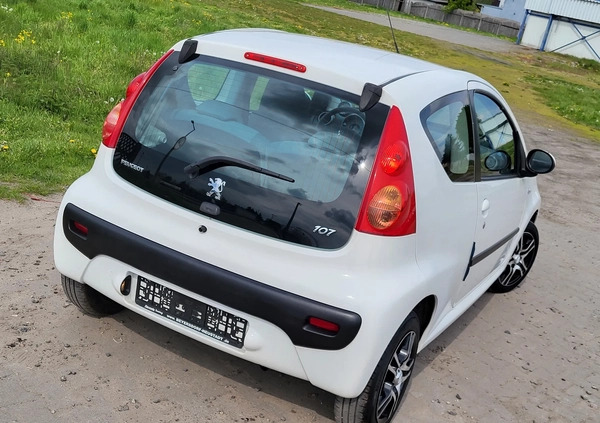 Peugeot 107 cena 7900 przebieg: 120000, rok produkcji 2008 z Terespol małe 211